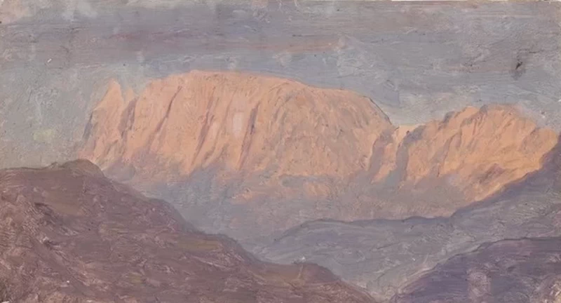 Paesaggio montano - Tartu Art Museum's painting collection, studio 1
